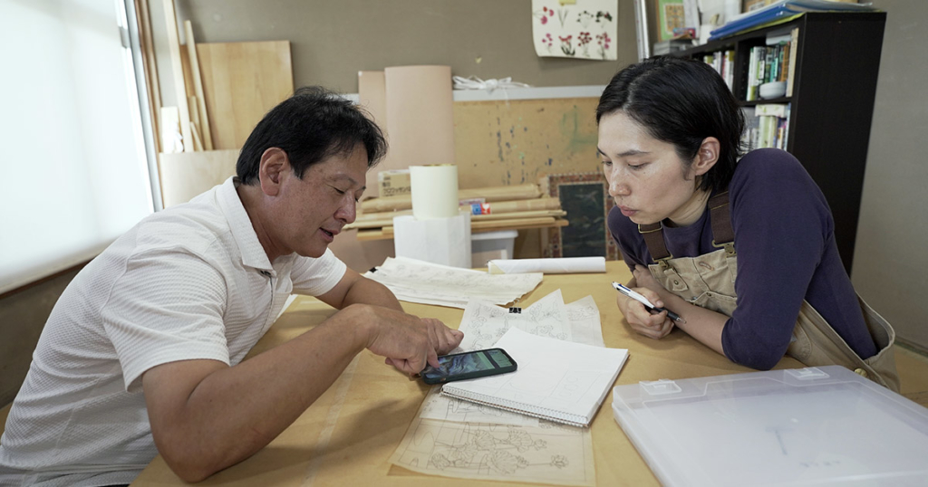 井上秀峰と上野さん